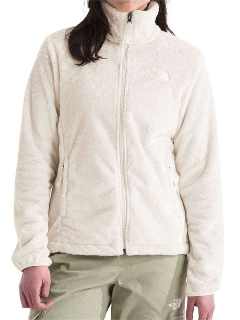 The North Face Osito Fleece Jacket Cream Beige S/P Cozy Full Zip